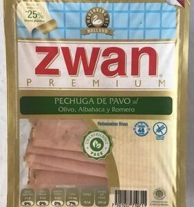 Pechuga de pavo al Olivo, Albahaca y Romero Zwan