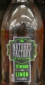 Nature's Factory Té negro Sabor Limón