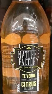 Nature's Factory Té verde sabor Citrus