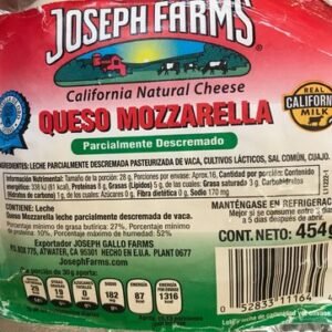 QUESO MOZZARELLA JOSEPH FARMS
