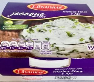 Jocoque seco hierbas finas y ajo