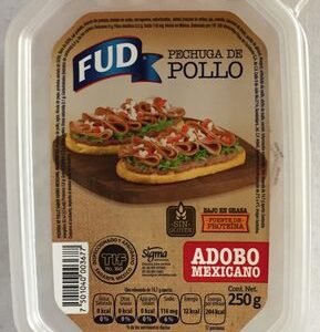 Pechuga de Pollo Adobo Mexicano FUD