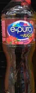 Agua con jugo arándano-jamaica