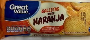 Galletas sabor naranja