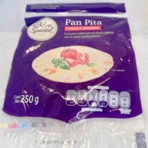 Pan Pita Tomate y Albahaca