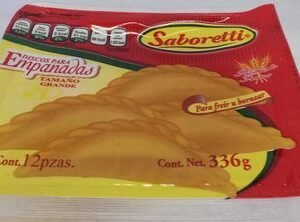 Saboretti discos para empanadas tamaño grande