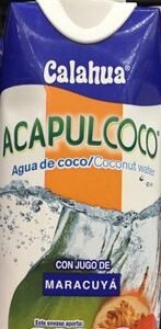 Acapulcoco con jugo de Maracuyà