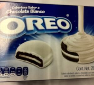 Oreo cobertura sabor a chocolate blanco