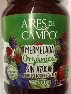 MERMELADA ORGANICA SIN AZUCAR