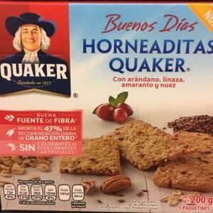 Horneaditas Quaker con arándano, linaza, amaranto y nuez