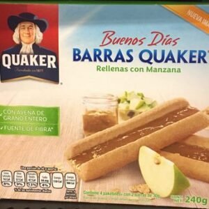 Barras Quaker rellenas con manzanas