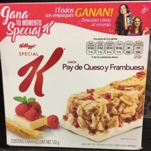 Special K pay de queso y frambuesa