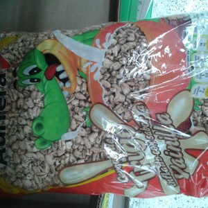 Cereal de trigo inflado con sabor a vainilla