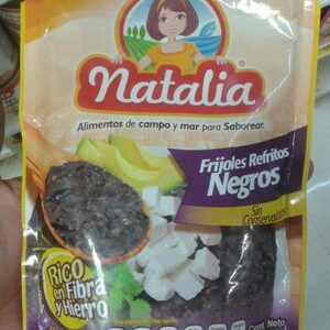 Frijoles refritos negros