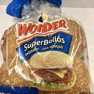 SuperBollos Wonder con Ajonjolí