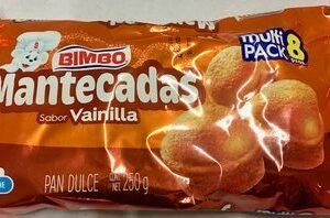 Mantecadas sabor vainilla