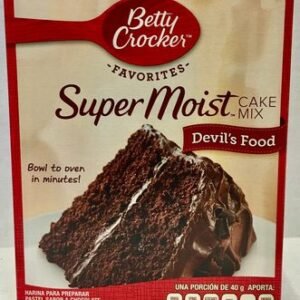 Harina para preparar pastel sabor a chocolate