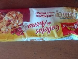 galletas de avena con arándanos y chipas de yoghurt