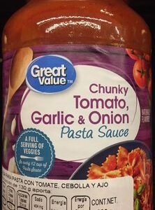 CHUNKY TOMATO, GARLIC & ONION