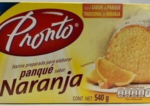 Harina preparada para elaborar panque sabor naranja