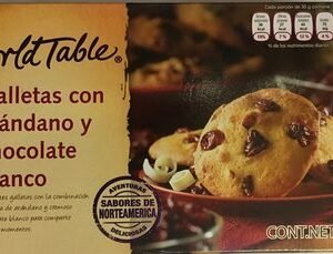 GALLETAS CON ARÁNDANO Y CHOCOLATE BLANCO