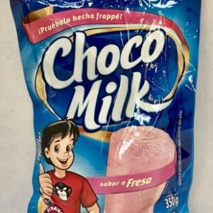 Polvo para preparar bebida sabor fresa