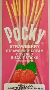 Pocky Strawberry cream covered Biscuits Sticks