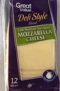 Deli Style Sliced Low-Moisture Part-Skim Mozzarella Cheese