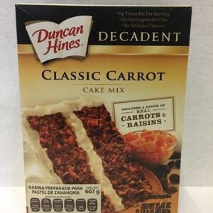 Harina preparada para pastel de zanahoria