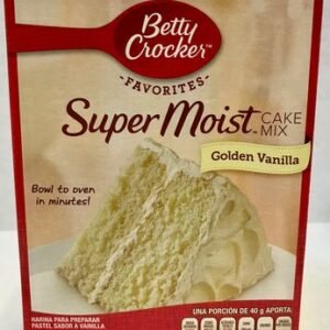 Super moist cake mix golden vanilla