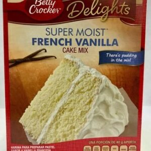 Super moist french vanilla cake mix