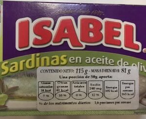 Sardinas en aceite de oliva