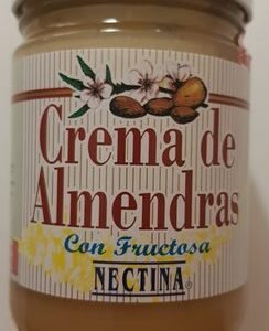 Crema de almendras con fructosa