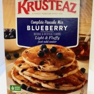 Harina completa preparada para hot cakes con sabor a moras