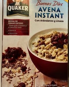 Instant Avena Plus con Arándanos y Linaza