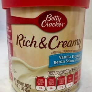 Rich & creamy vanilla frosting