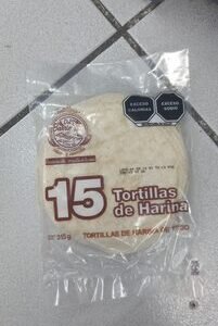 15 Tortillas de Harina