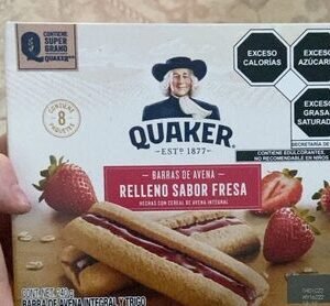 barras de avena rellen sabor a fresa