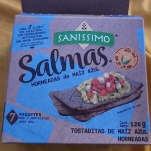 Salmas Horneadas de maiz azul