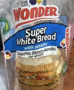 SuperPan Blanco Wonder con ajonjolí