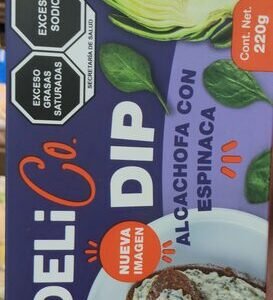 Dip de alcachofa con espinaca