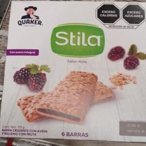 Barras de avena Quaker Stila sabor moras